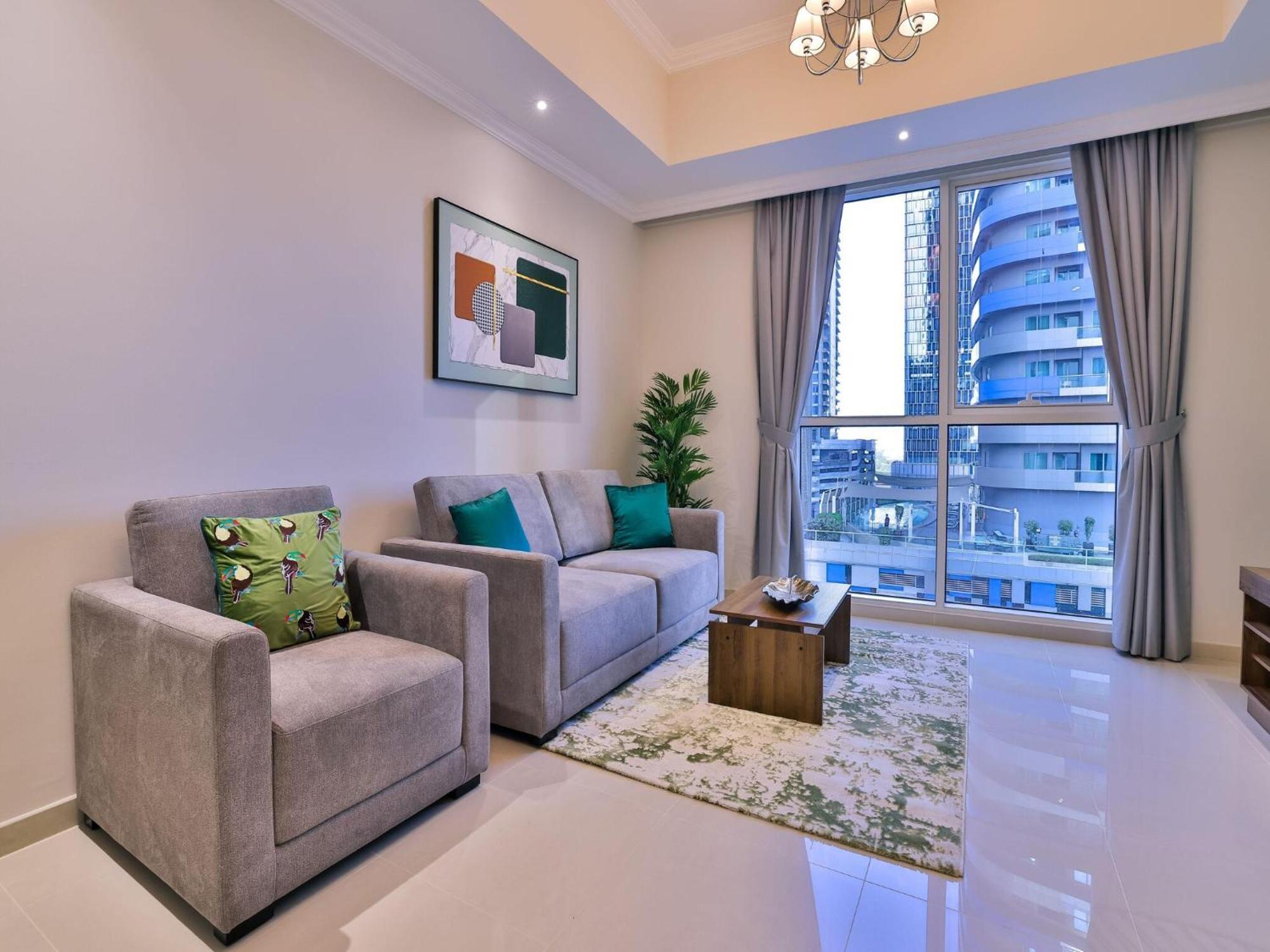 Luxe Apartments Near Dubai Mall Burj Khalifa Pool Gym Parking Exterior foto